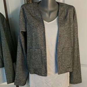 J Crew Black & White Bouclé Blazer / Jacket